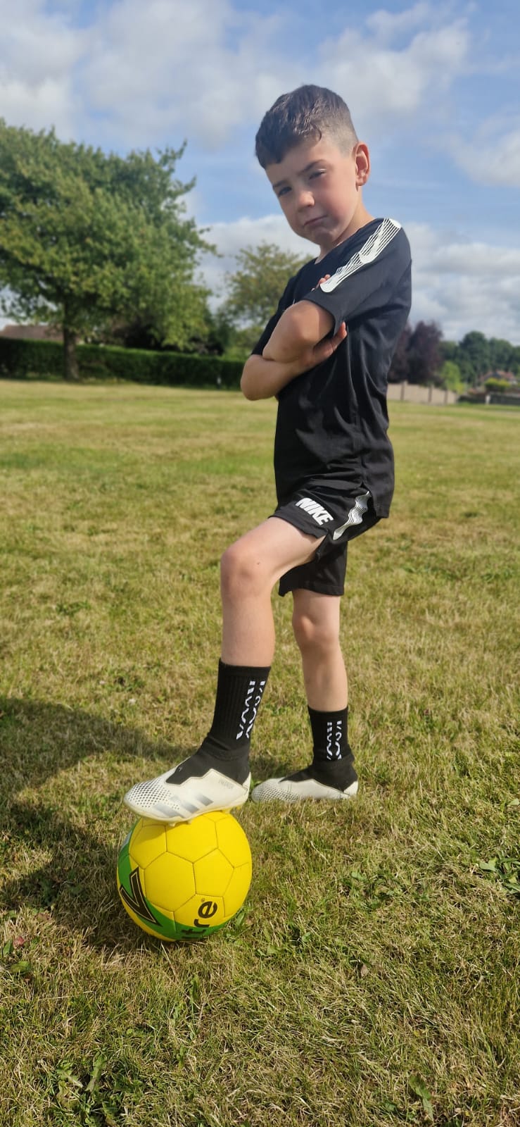 Junior grip socks