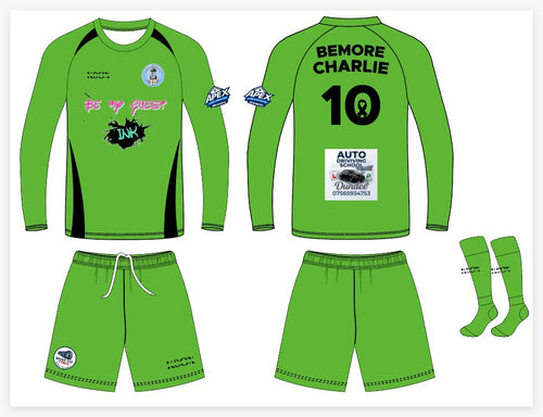 Be More Charlie Charity Goalkeeper Kits