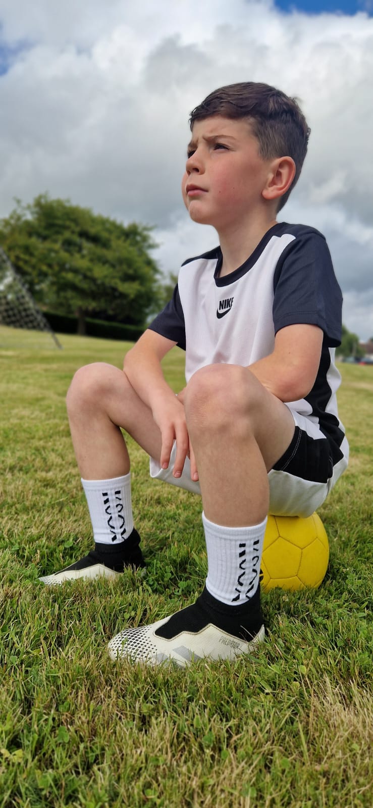 Junior grip socks