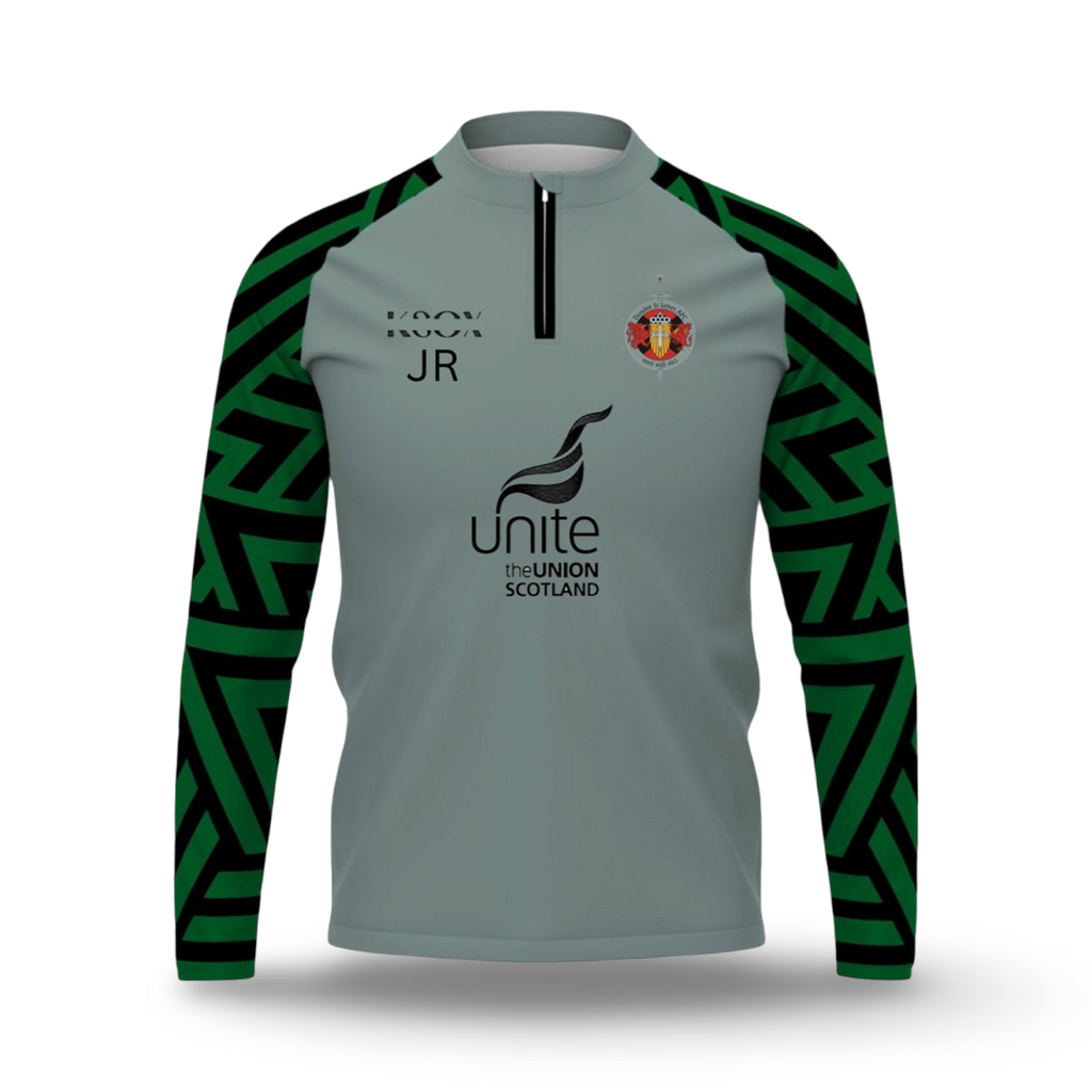 Dundee St James Men's Team Players and coaches 1/2 zips