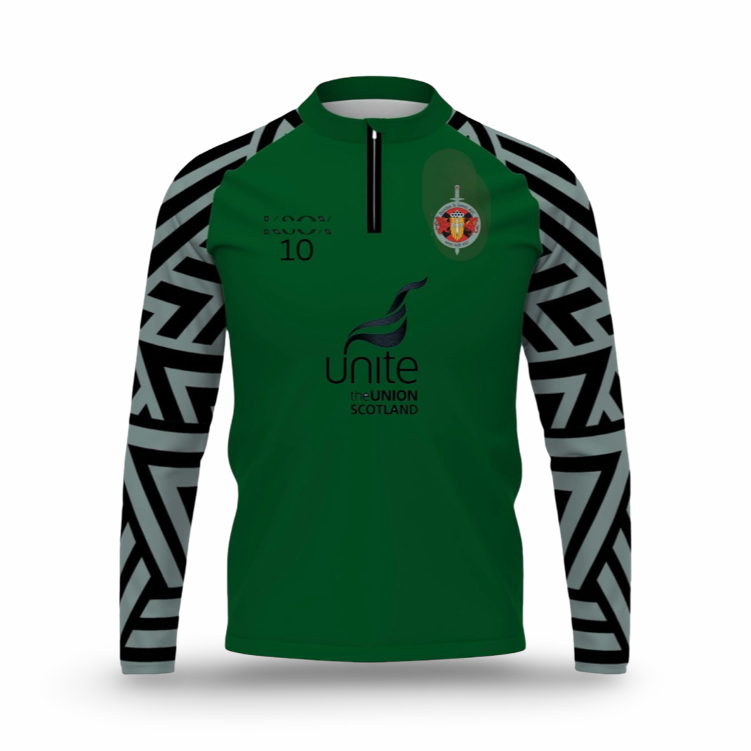 Dundee St James Men's Team Players and coaches 1/2 zips